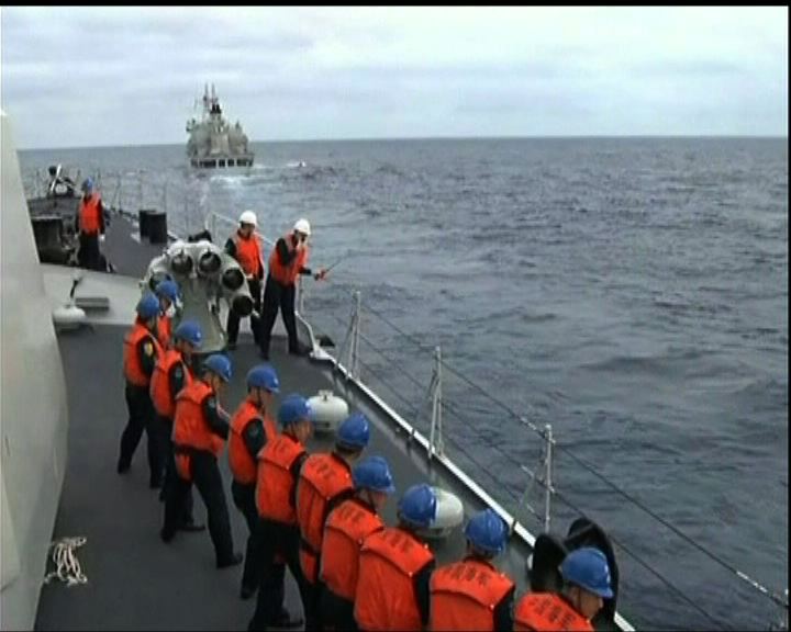 
解放軍北海艦隊往西太平洋遠海訓練