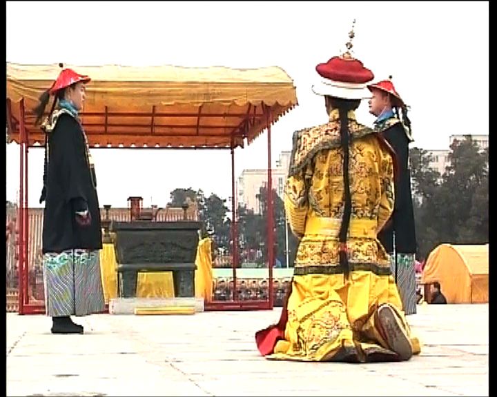 
北京地壇廟會民眾祈求風調雨順