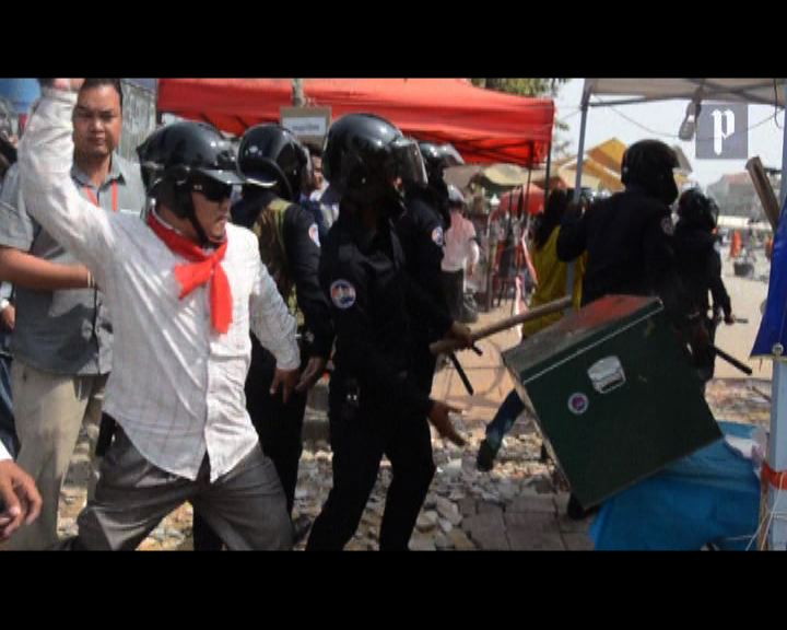 
柬埔寨反政府集會遭暴力清場