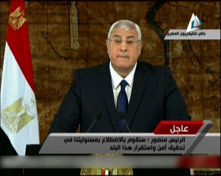 
埃及宣布總統先於議會選舉