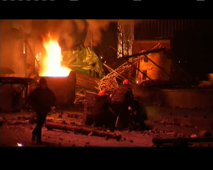 
烏克蘭示威持續再爆發衝突