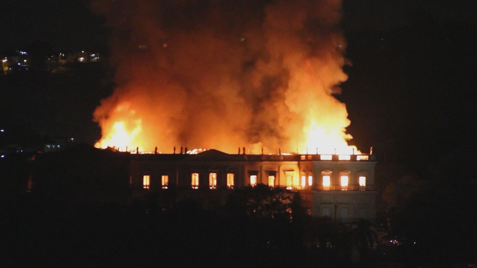 巴西歷史博物館失火　二千萬件文物被燒毀