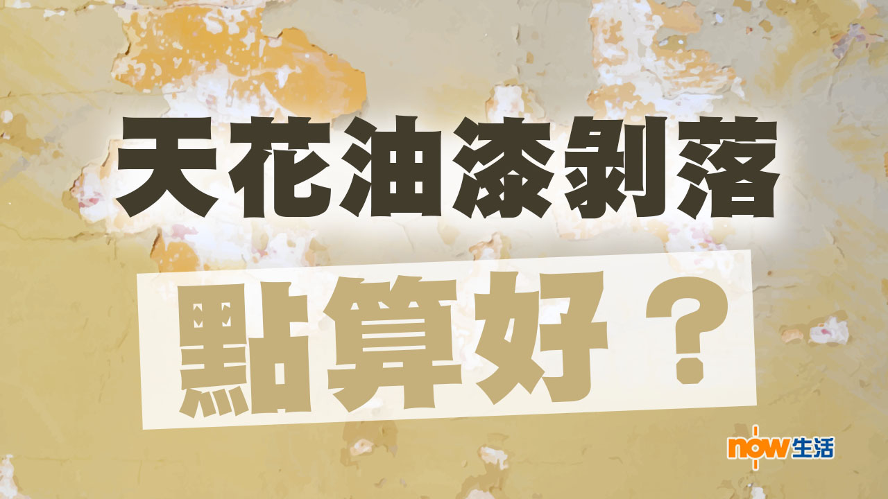 【生活教室】天花油漆剝落點修補？一字記之曰：等！