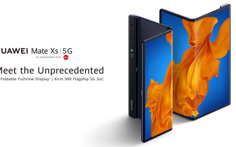 HUAWEI 全新折疊式屏幕手機 Mate Xs 5G 將於下週在港發布！