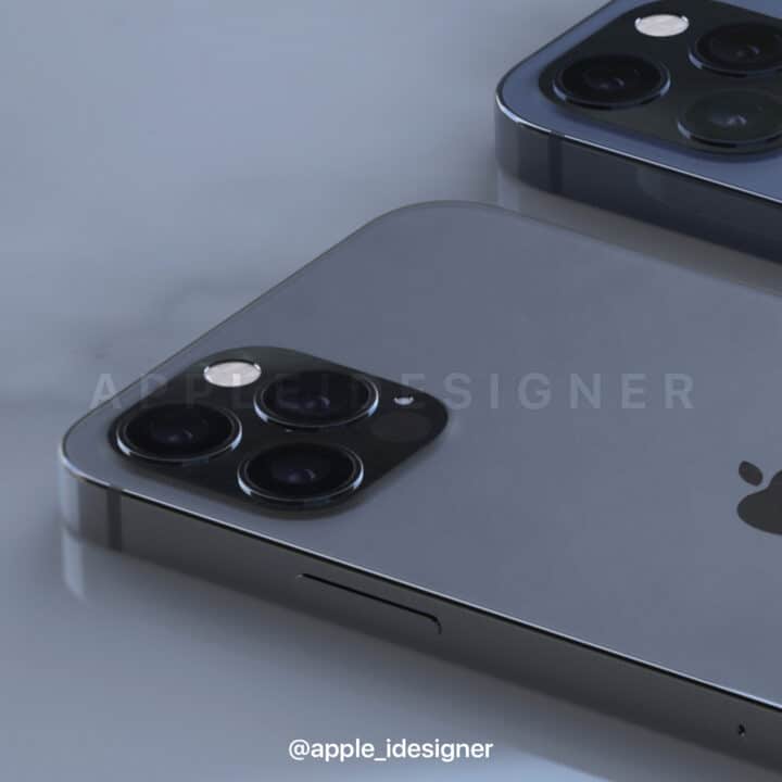 iPhone 12 Pro 系列最新渲染圖曝光：後置三鏡+LiDAR