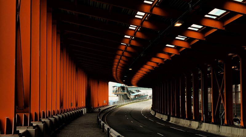 港版千本鳥居　荃灣海安路之巨型橙色隧道