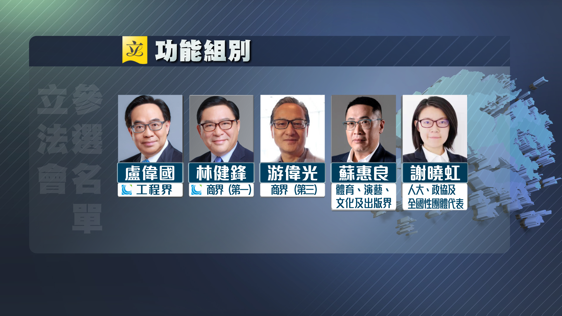 立法會選舉接獲15人報名（10月30日）