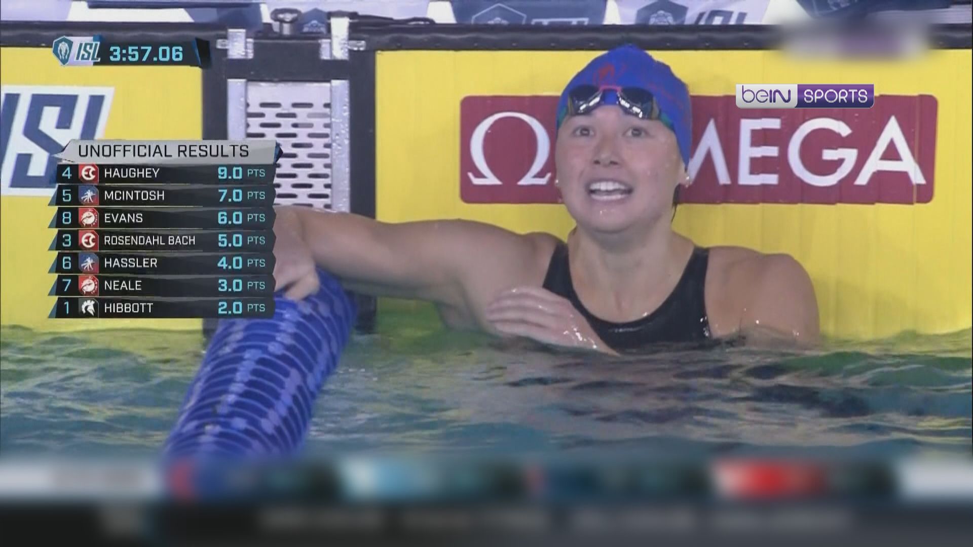 國際游泳聯賽　何詩蓓400米自由泳破港績奪冠