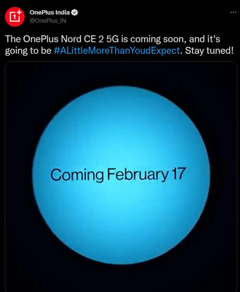 入場價 $2,500 有找 ? 中價 OnePlus Nord CE 2 5G 下週登場