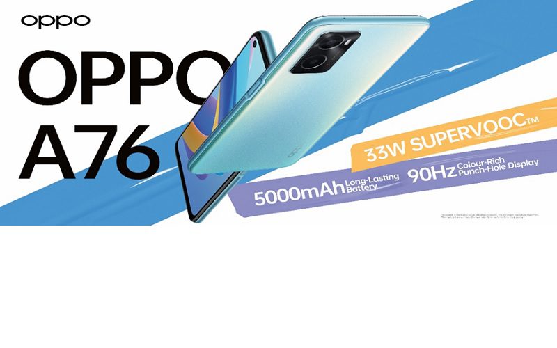 OPPO 4G 入門 A76 開價$1,599!