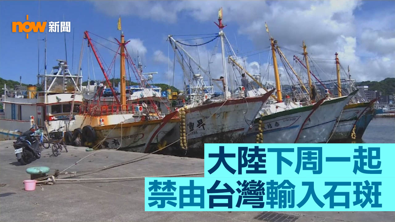 大陸下周一起禁由台灣輸入石斑魚