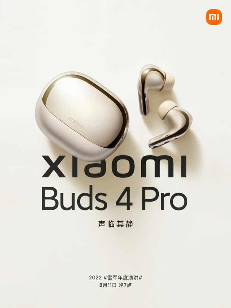 用入耳式設計，Xiaomi Buds 4 Pro 於8 月11 日發表! | Now 新聞