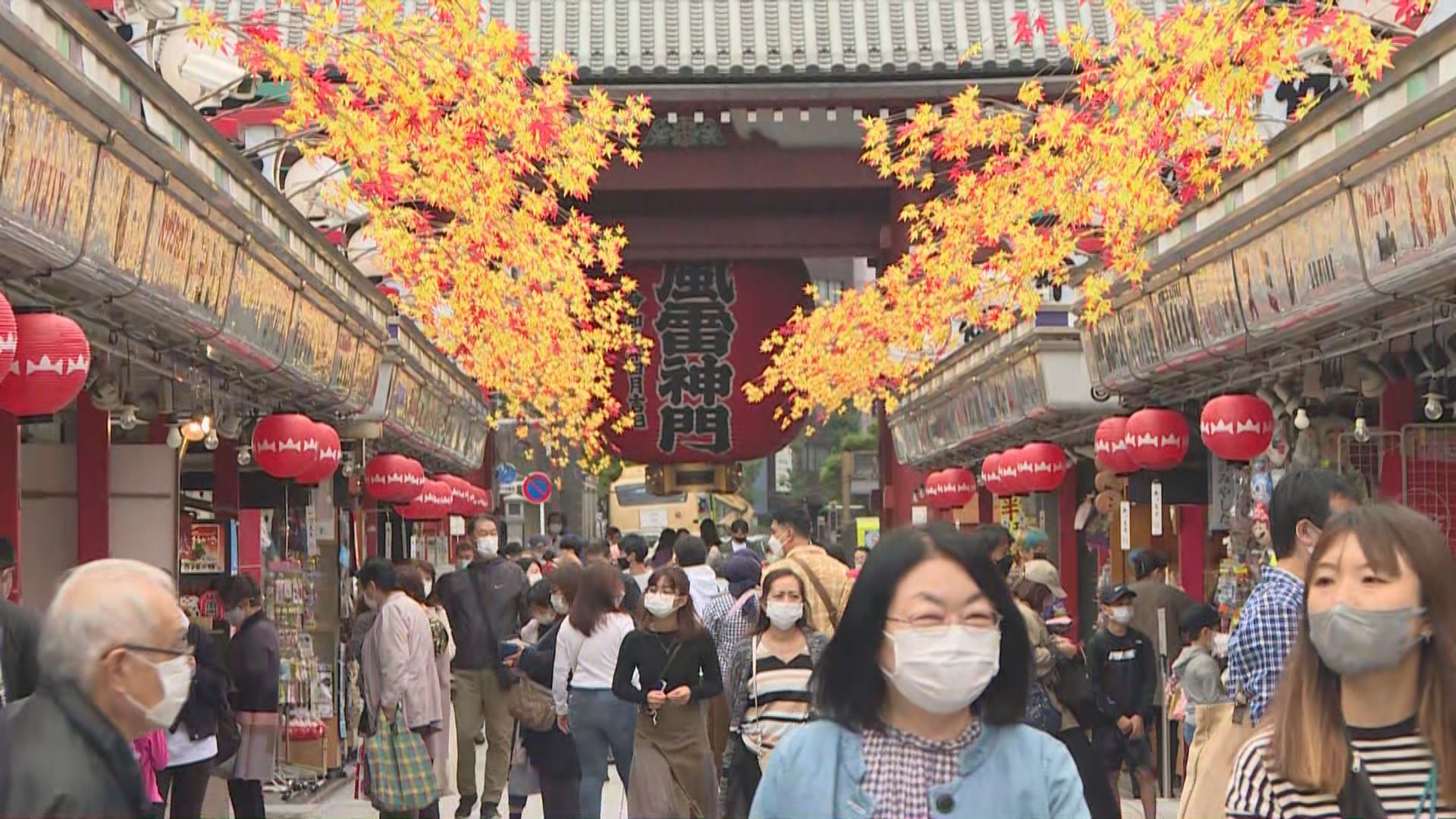 日本恢復自由行後　旅遊景點熱鬧旅客增多