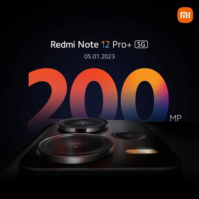 搭載兩億主鏡頭及210W快充?Redmi Note 12 Pro+ 確認明年1月5日全球發表!
