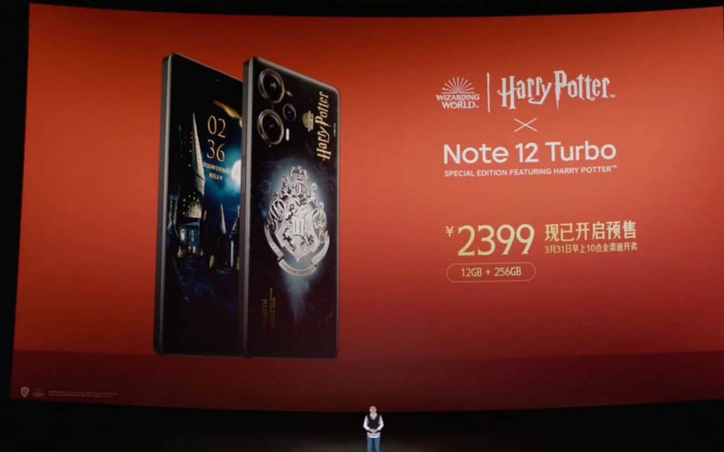 粉絲必搶！Redmi Note 12 Turbo 哈利．波特別注版 2,399 人民幣抵玩價現身