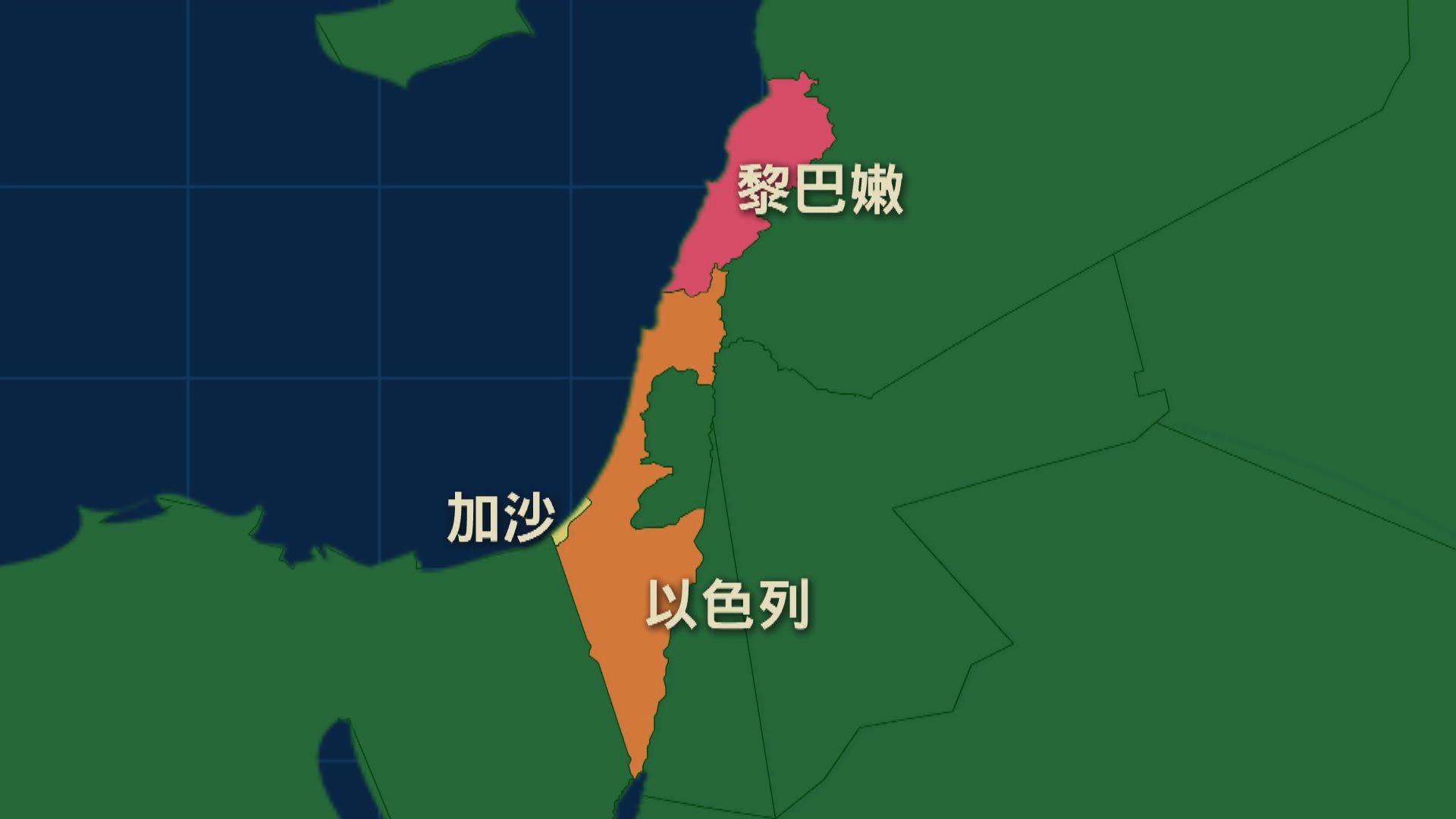 以色列空襲加沙及黎巴嫩　報復哈馬斯火箭炮襲擊