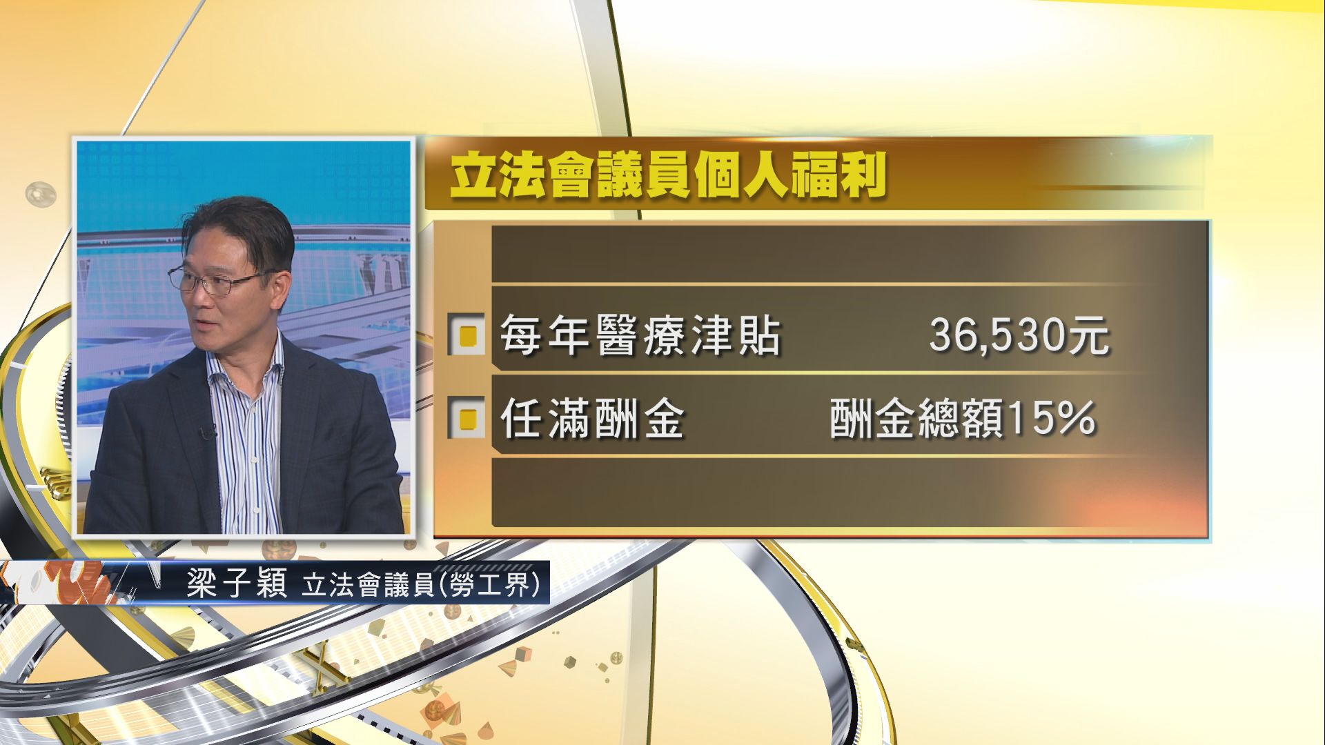 【時事全方位】立法會議員薪津調整(一)