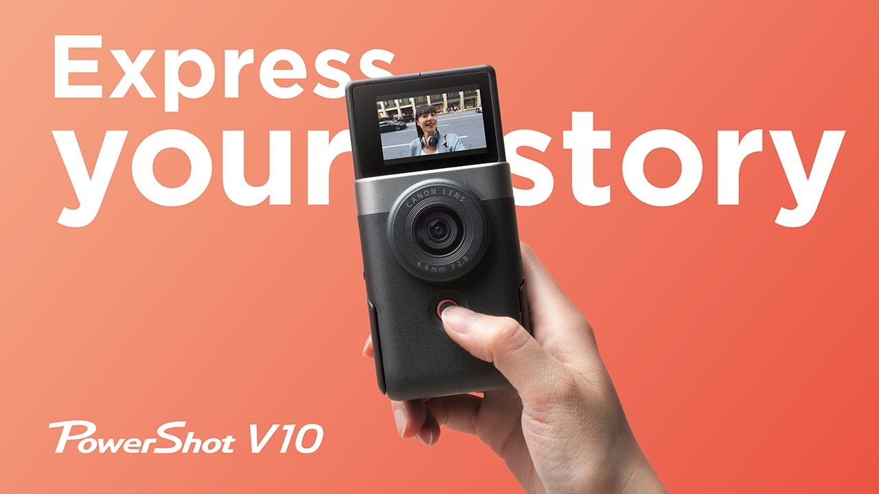 【隨身拍Vlog】Canon PowerShot V10登場　強攻拍Vlog市場