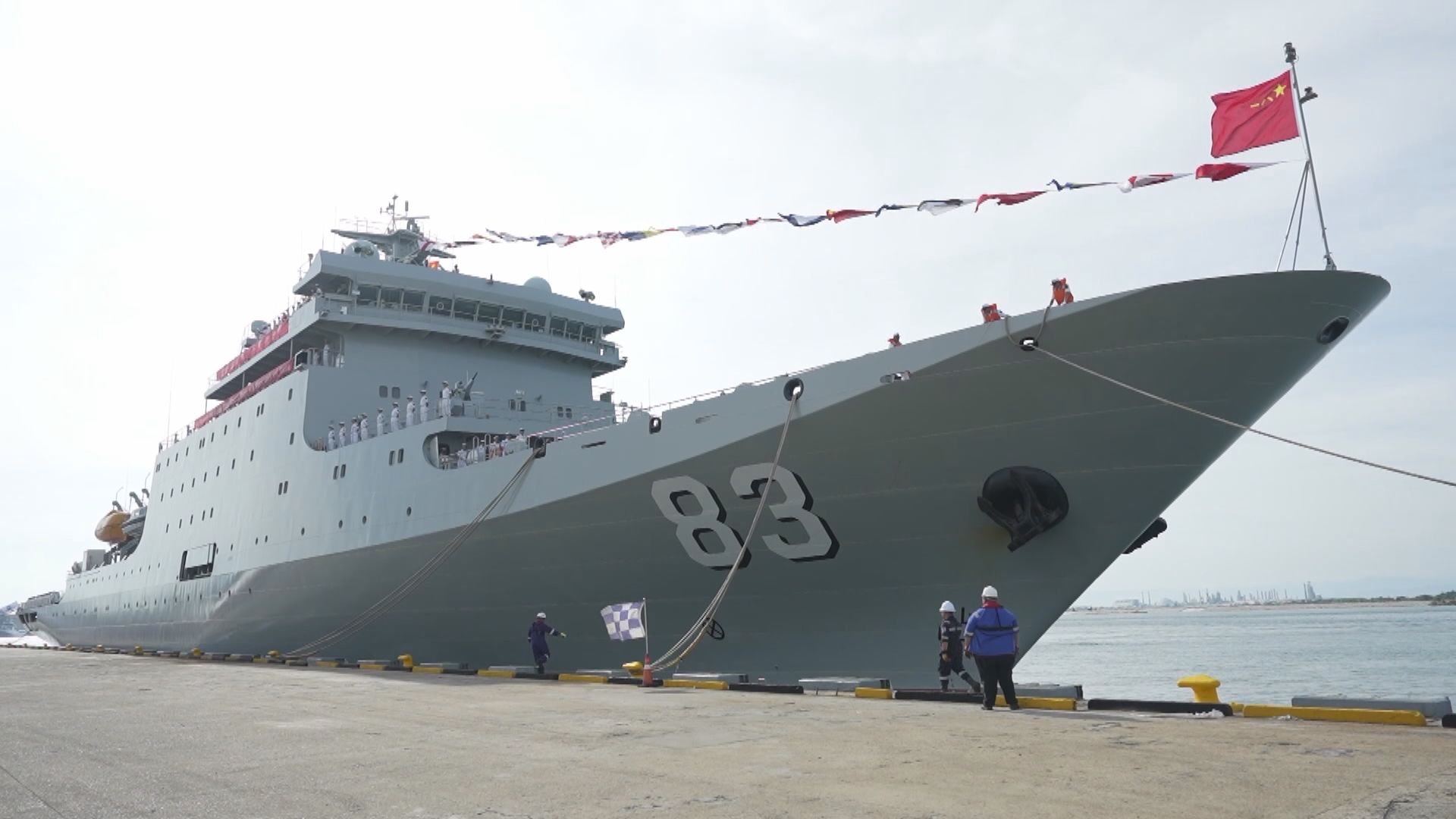 中國海軍戚繼光艦將訪菲律賓 繼續友好訪問