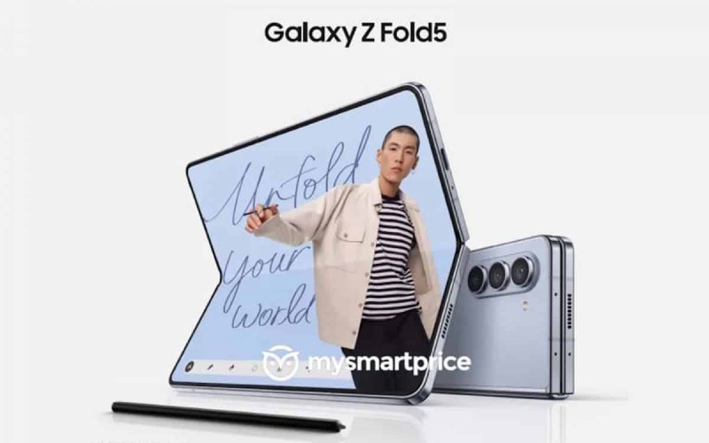 外觀沿用前代設計 ? Galaxy Z Fold5 官方渲染圖疑曝光！