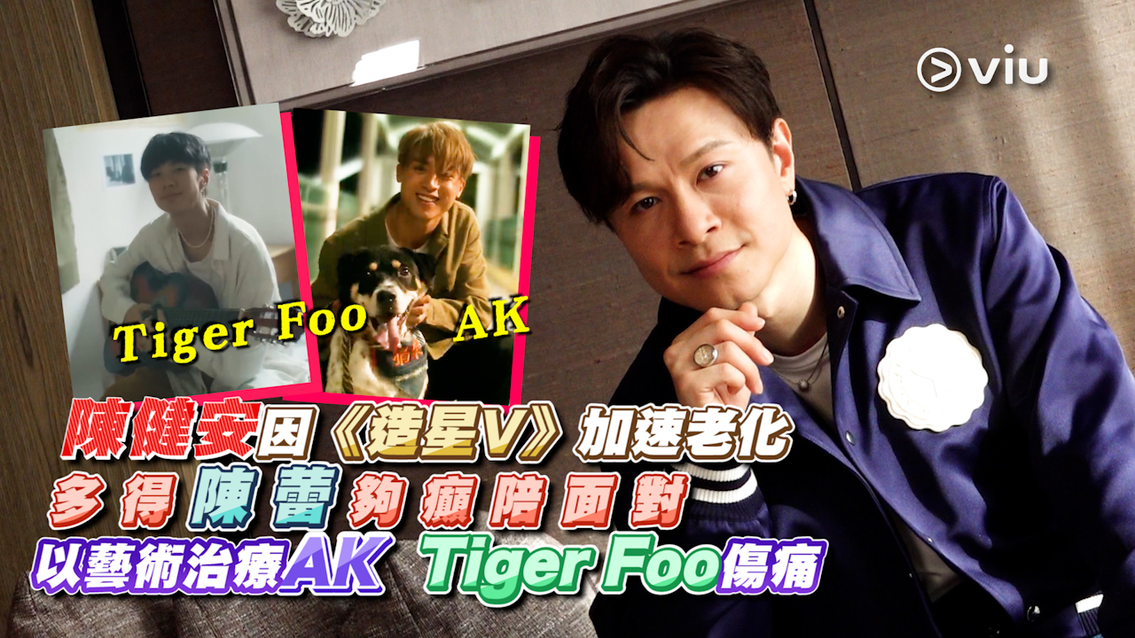 陳健安因《造星V》加速老化 多得陳蕾夠癲陪面對 以藝術治療AK  Tiger Foo傷痛