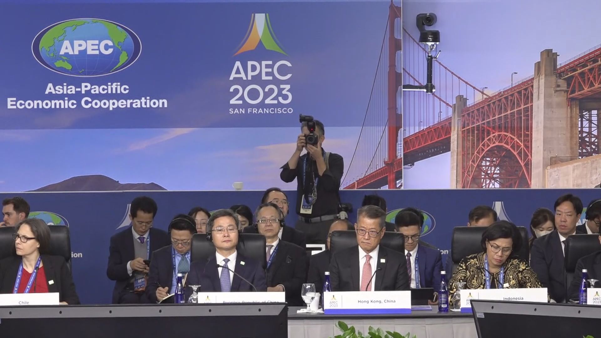 陳茂波在三藩市出席APEC財長會議 簡介香港最新經濟情況
