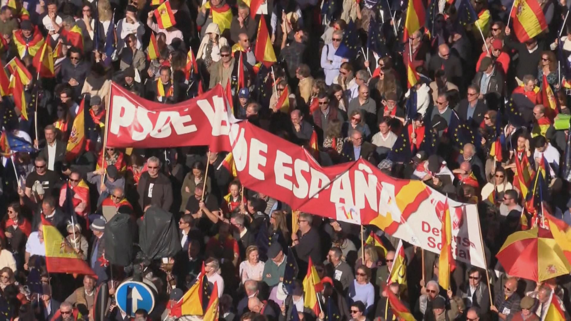 西班牙再有反首相桑切斯示威