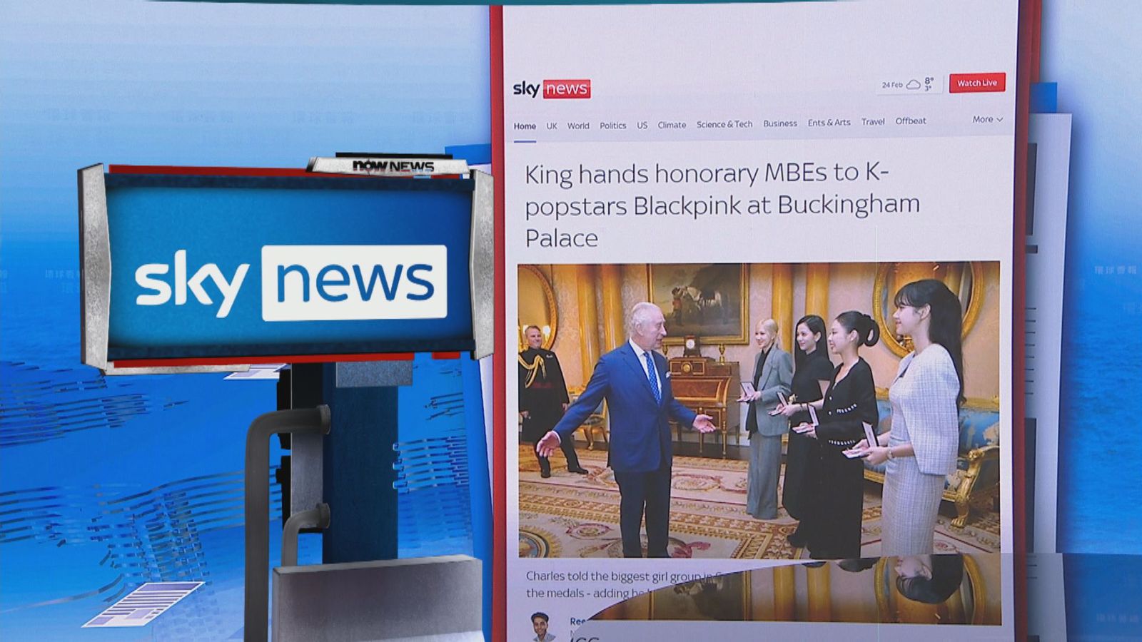 【環球薈報】Blackpink獲英王頒發MBE勳章表揚對氣候變化大會貢獻
