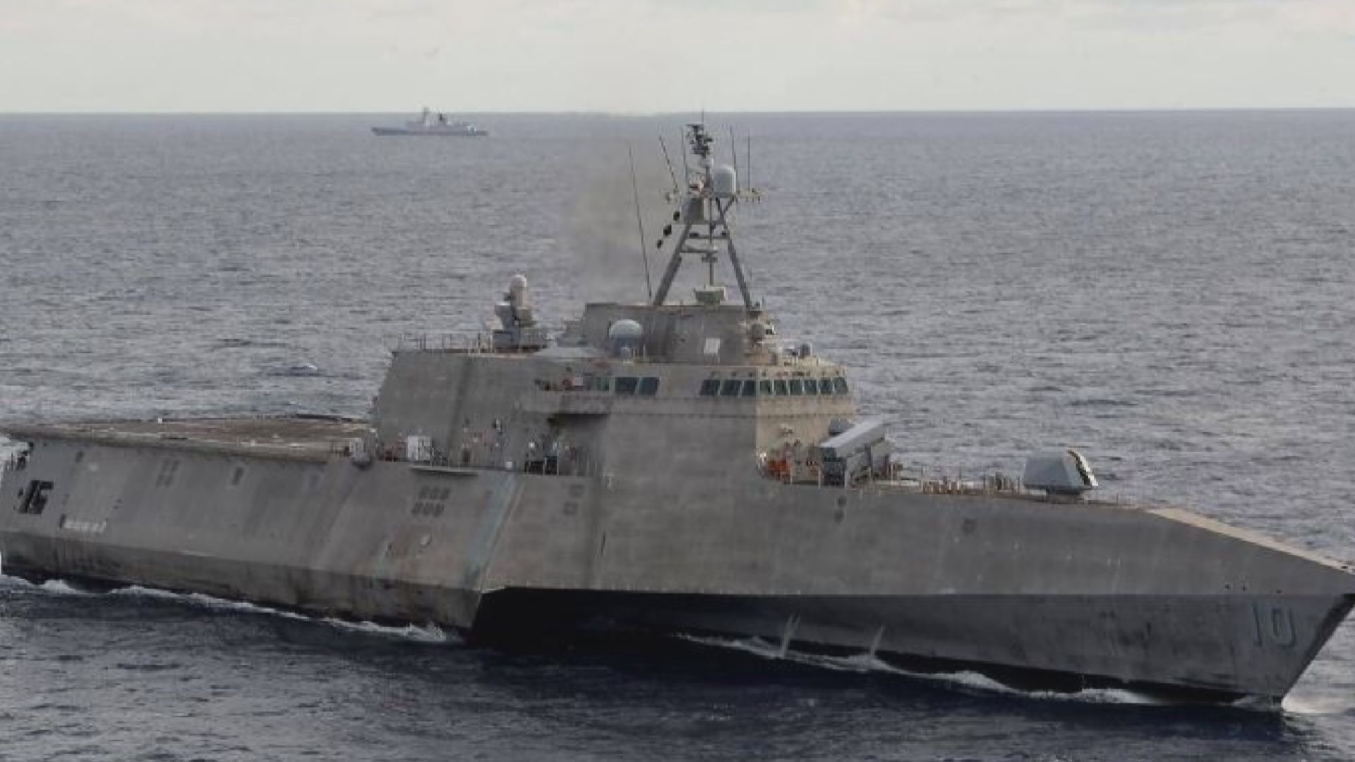 解放軍指美軍瀕海戰鬥艦吉福茲號非法闖入仁愛礁鄰近海域