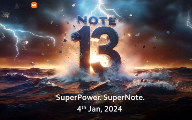 小米海外官網確認，1 月 4 日發佈國際版 Redmi Note 13 系列