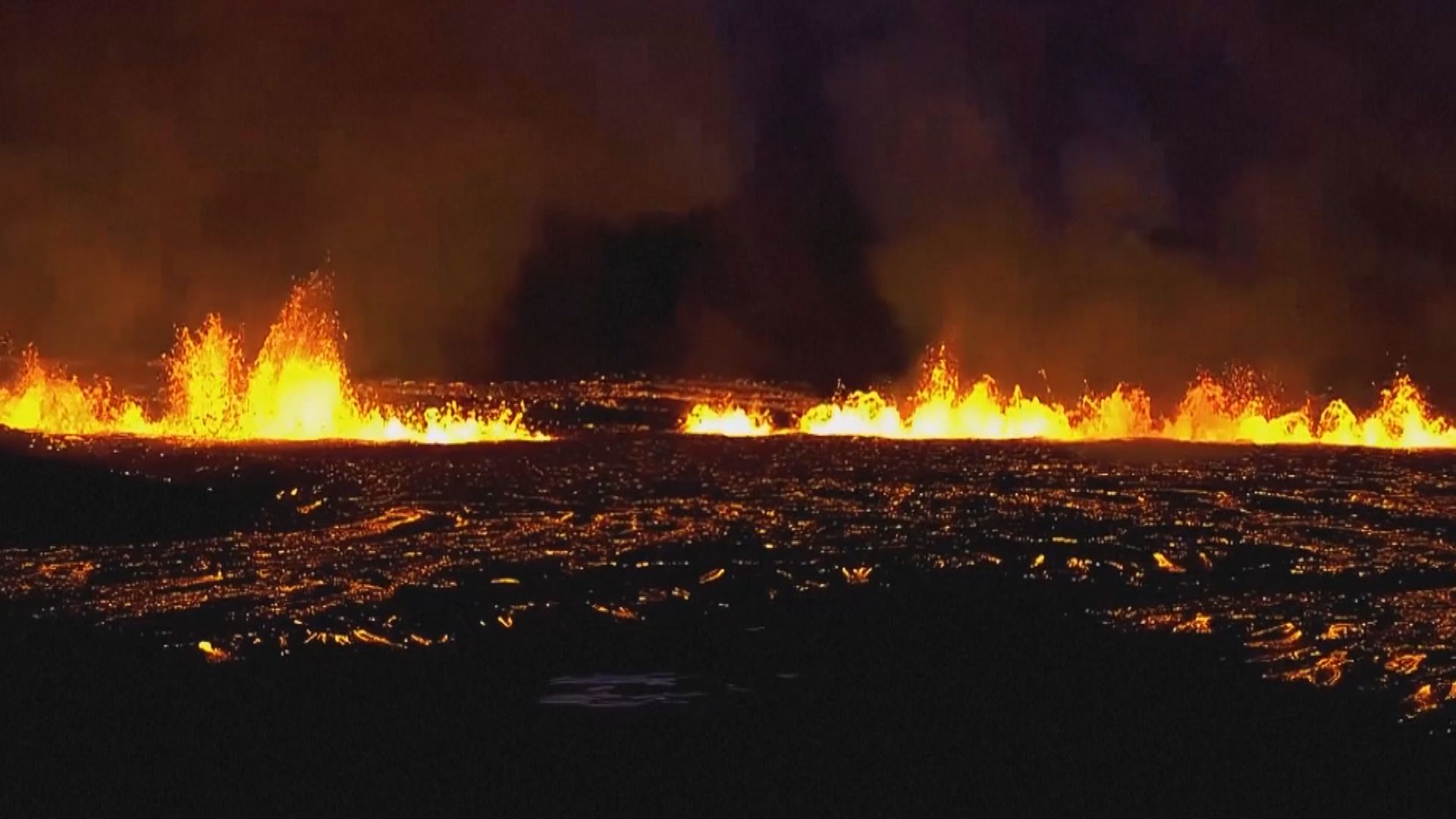 冰島法格拉達爾火山爆發 是西南部一個月內第二次火山爆發