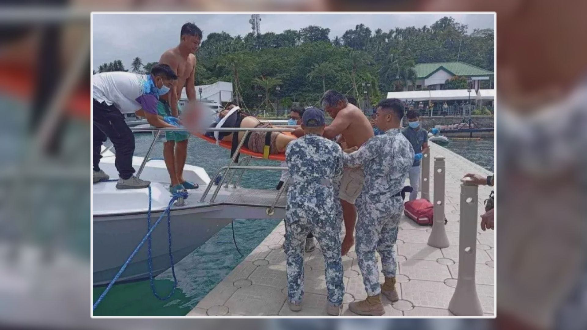 菲律賓八打雁省發生撞船意外 四名中國遊客受傷