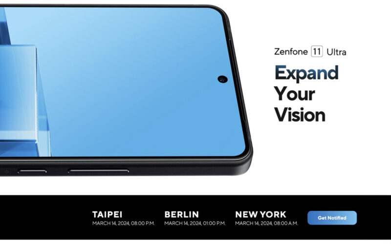 堅係有 Zenfone 11 Ultra！ASUS 確認 3 月 14 全球發佈