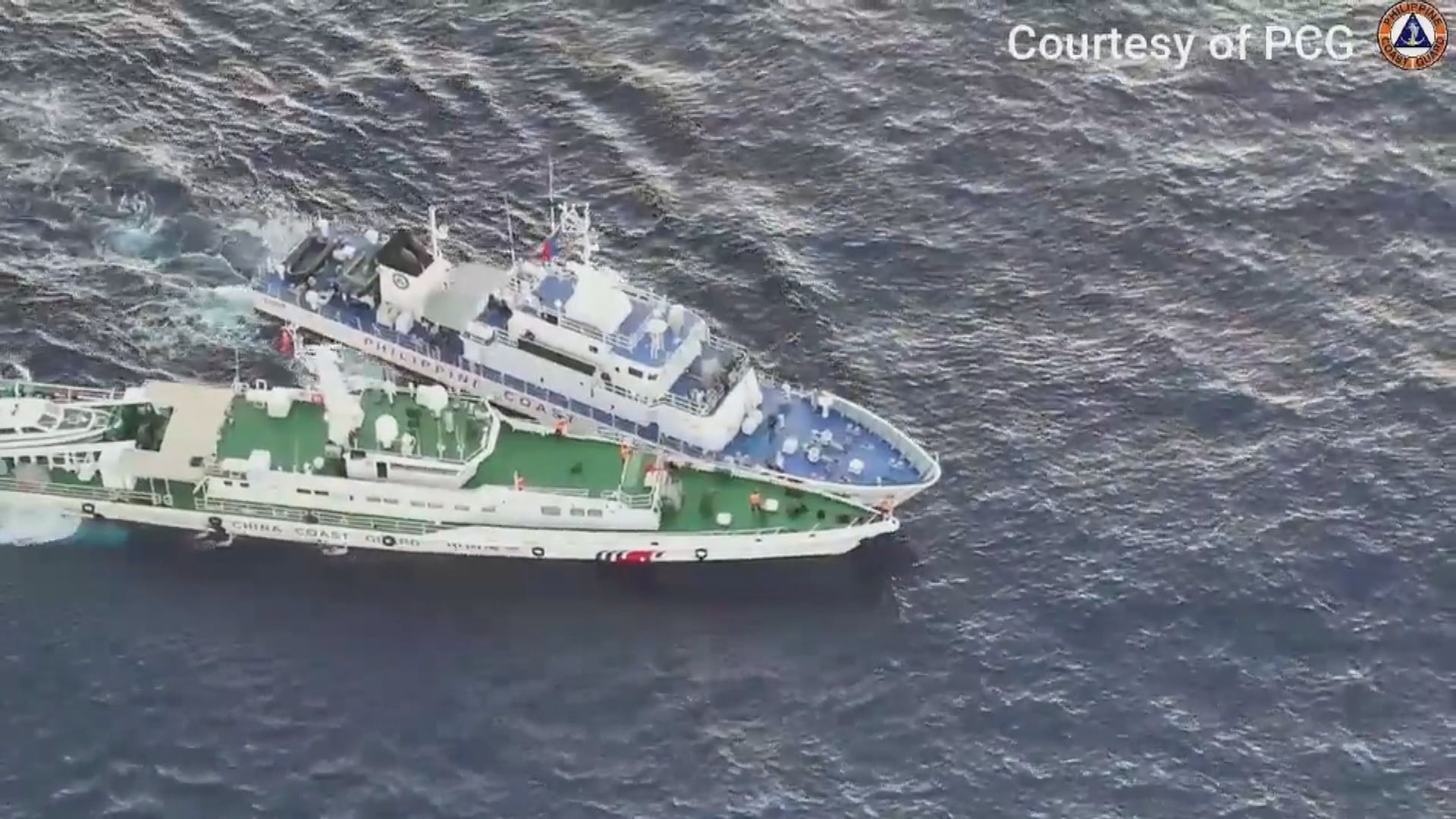 中菲船隻南海輕微碰撞 中國海警局批菲方故意衝撞