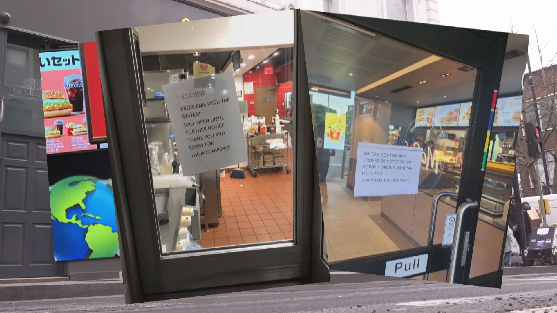 麥當勞點餐系統全球大死機 需人手點餐 各地多間分店停業