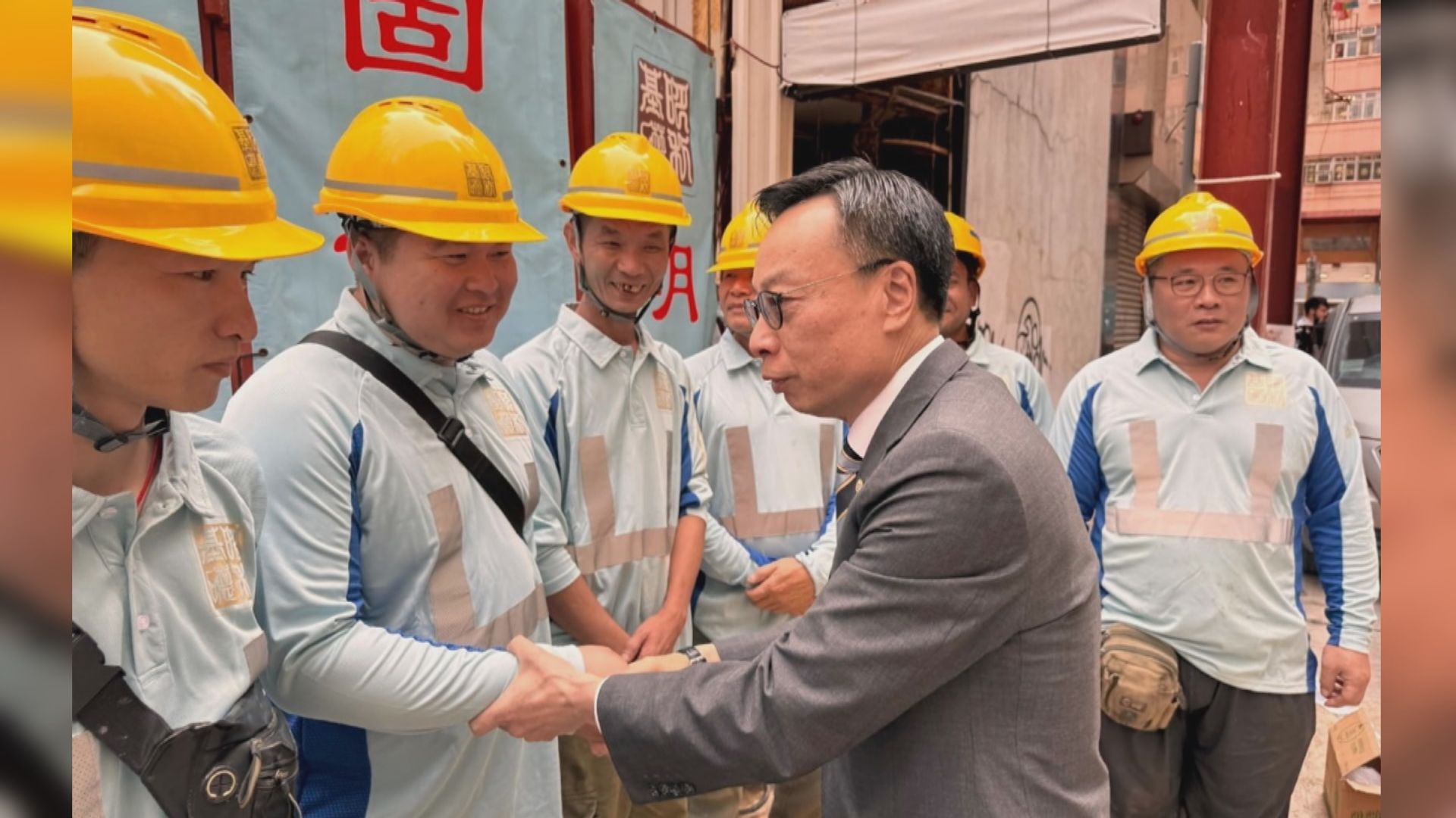 建造商會致謝地盤工友 在華豐大廈大火期間救人