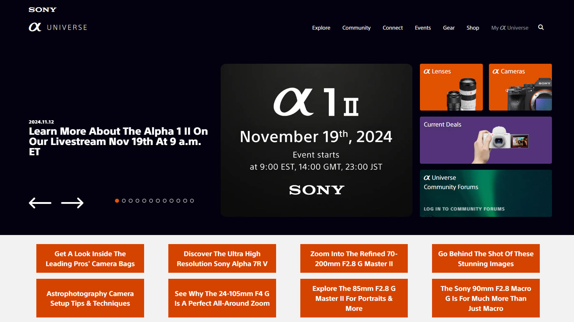 【唔使估啦】Sony官宣11.19晚10點發表a1 II