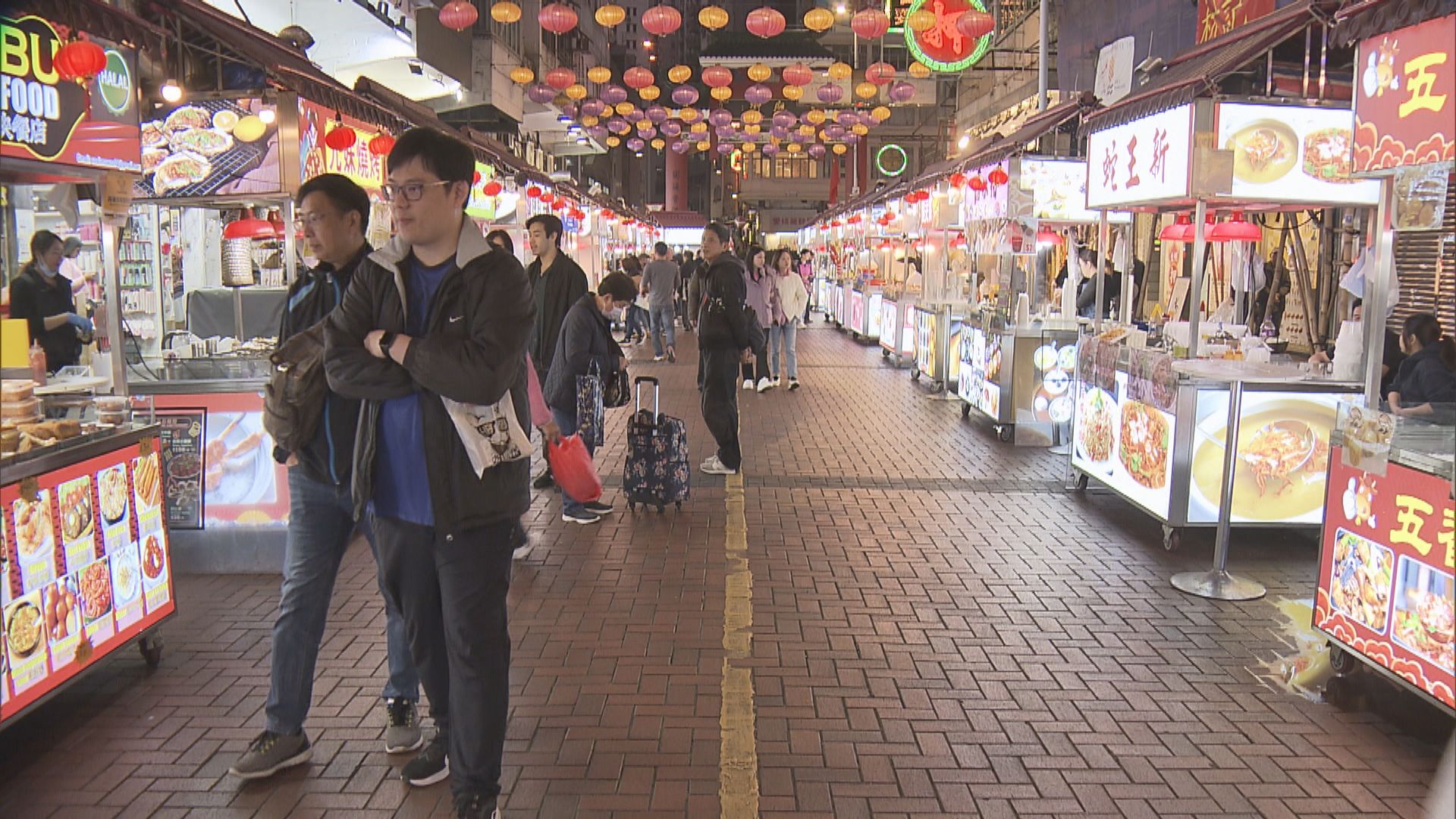 廟街夜市一周年商販呻生意跌5成　酒吧業：夜繽紛政策欠持續