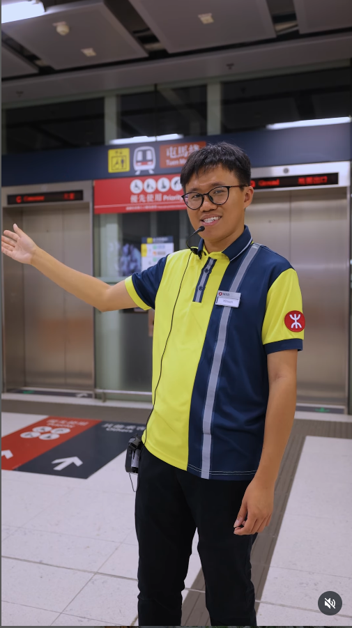 港鐵男職員三語分流Rap爆紅 新作提醒乘客搭扶手電梯企定定