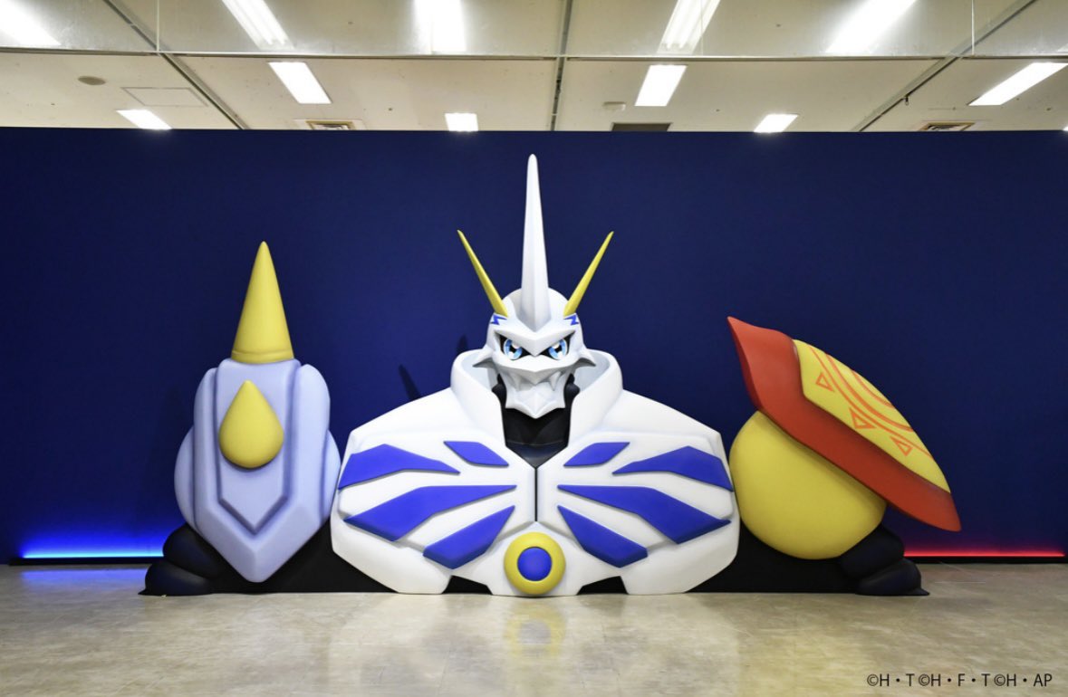 奧米加獸胸像（攝於日本展覽 PHOTO/X@digimon_25thexh）