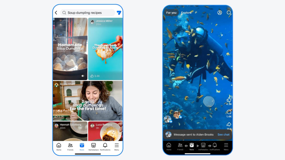 Facebook演算法更新加強用戶睇Reels話事權　減少AI垃圾短片