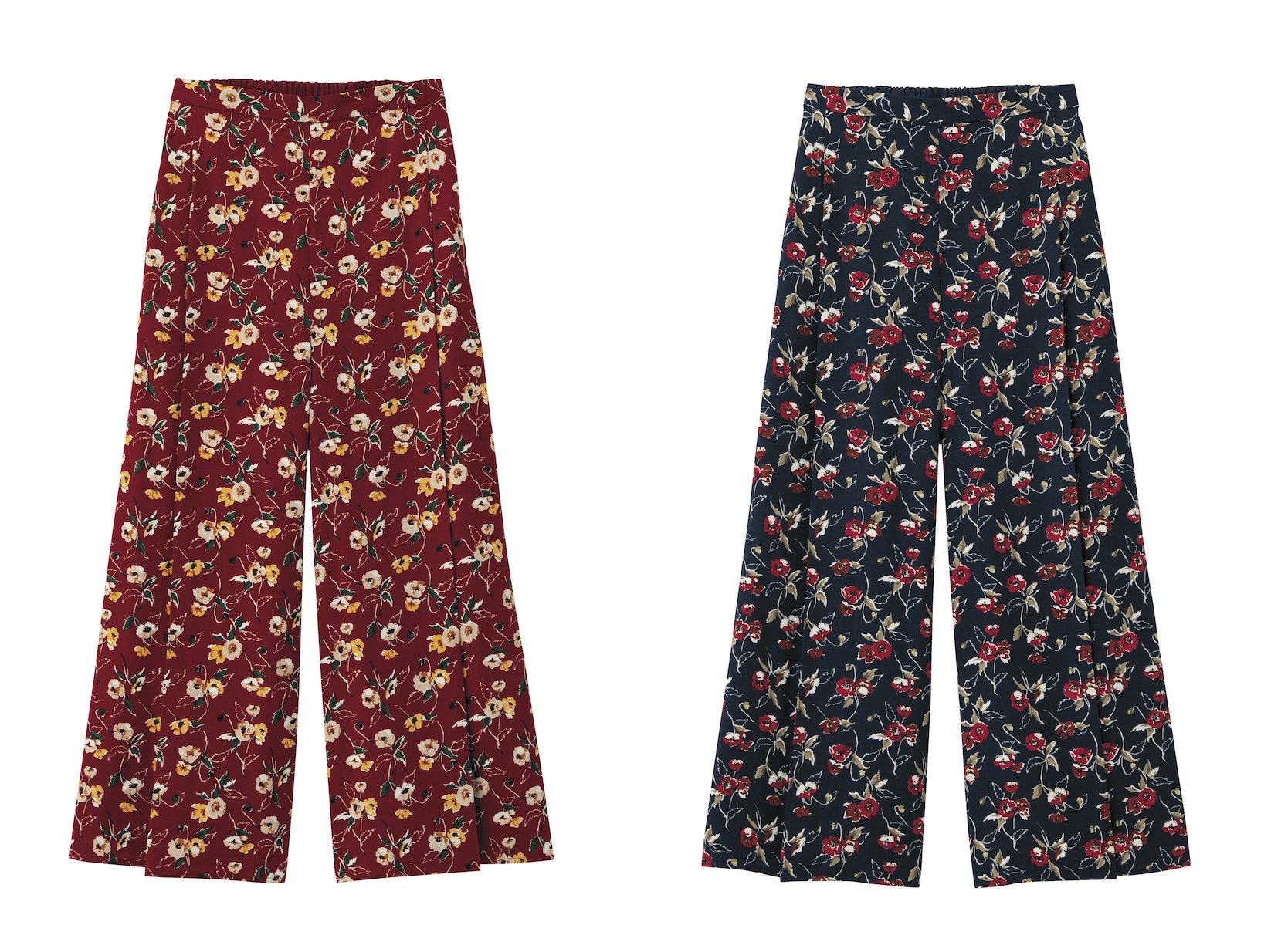 Relaxed Palazzo Pants (Flower) $179