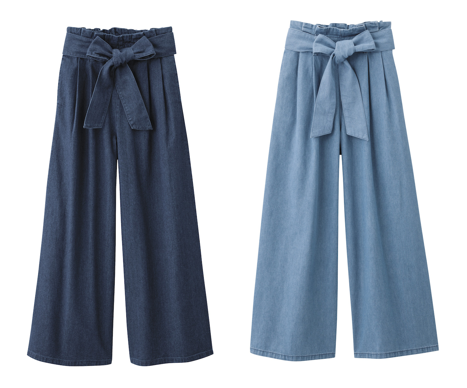 Waist Ribbon Wide Pants $179