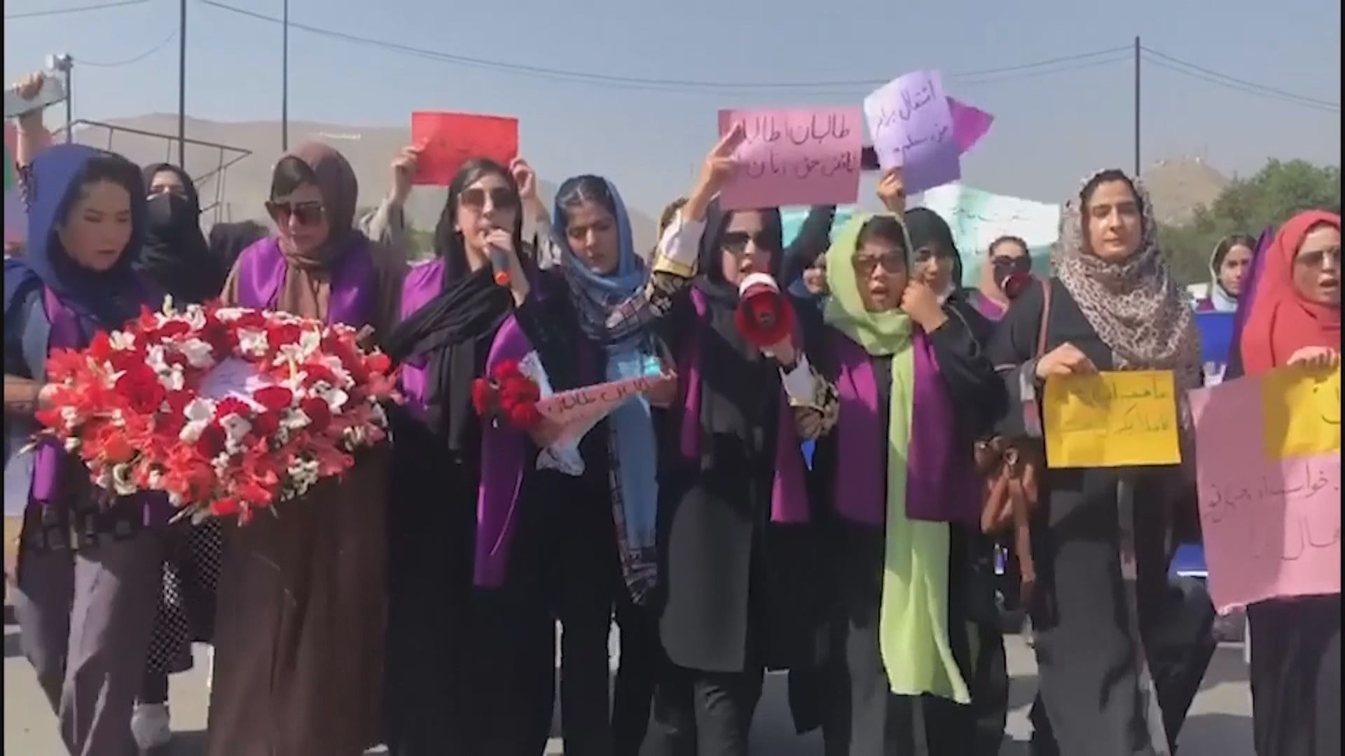 喀布爾再有婦女上街示威遭塔利班驅散