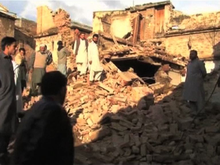 阿富汗7.5級地震料死亡人數會上升