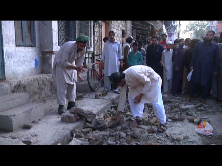 阿富汗7.5級地震　周邊廣泛地區感震動
