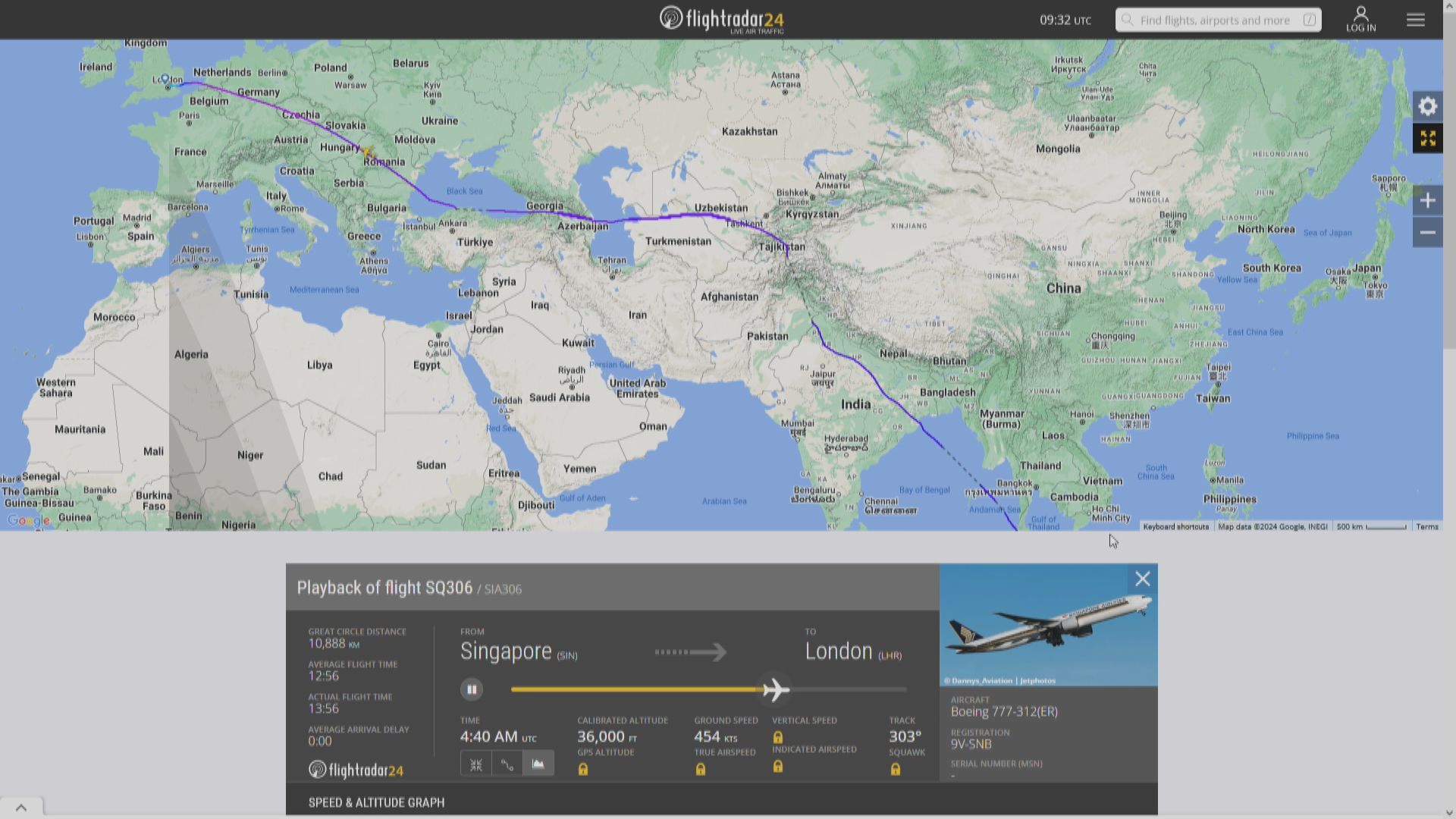 新加坡航空等航空公司周五起繞道以避開伊朗領空