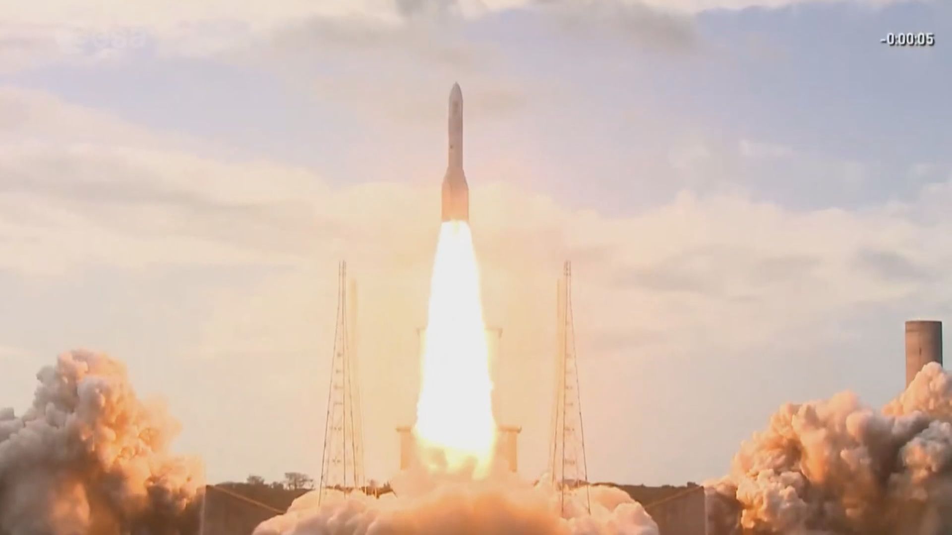 歐洲航天局成功試射亞利安六號火箭