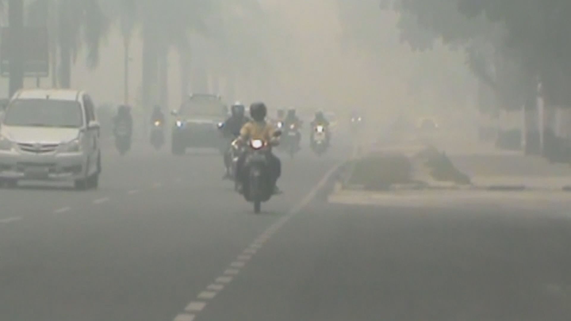 印尼山火霾擴散到泰國南部