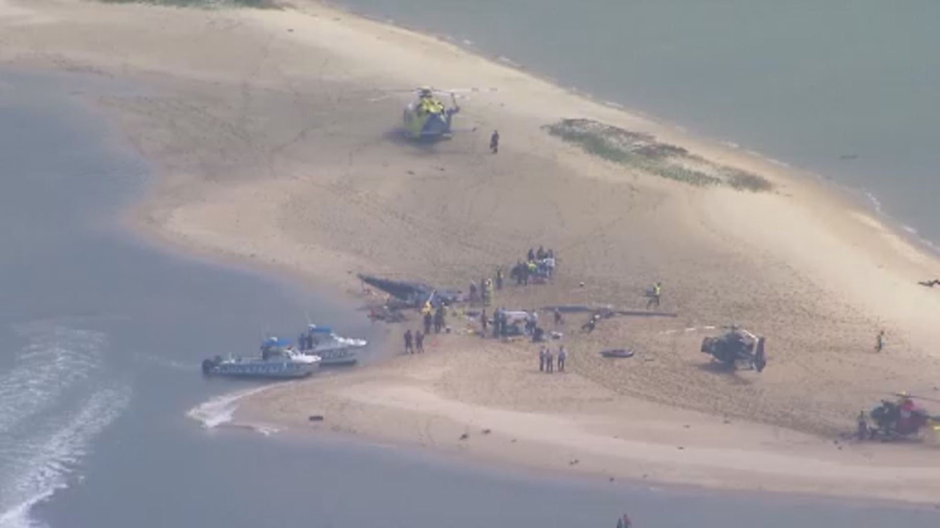 澳洲黃金海岸兩架直升機相撞四死九傷
